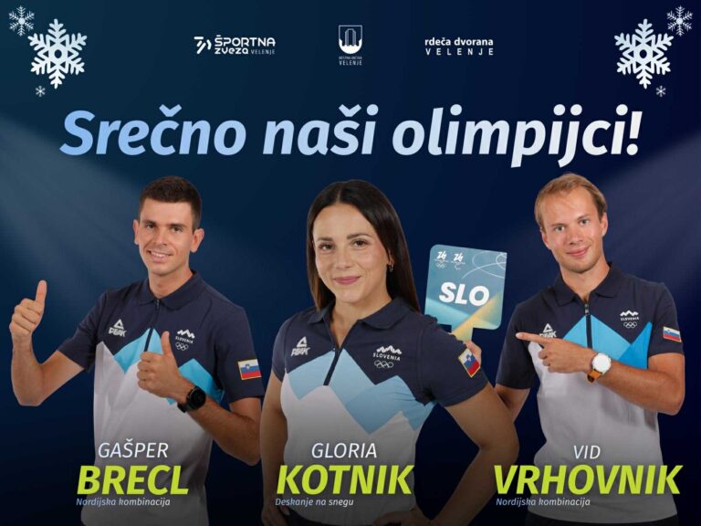 Olimpijci Velenje, jan 2026